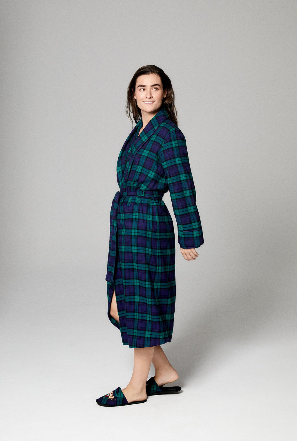 BED Highlander Unisex Flannel Robe